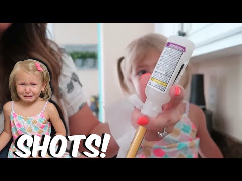 NOT ONE BUT TWO GIRLS GO TO THE DOCTOR! / TEAR-JERKING REACTION AFTER RECEIVING THEIR SHOTS 😭