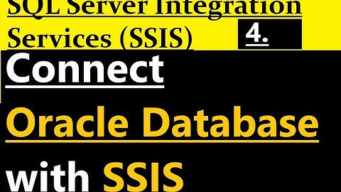 How to connect Oracle Database with SSIS