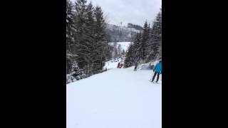 Lisa & Vitali on snowboard part 1