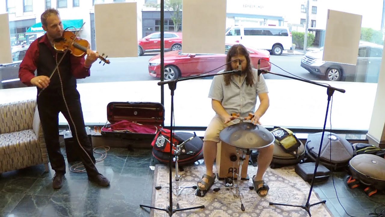 Handpan & Violin - "Bossa at the Bank" for The Scranton Jazz Festival!