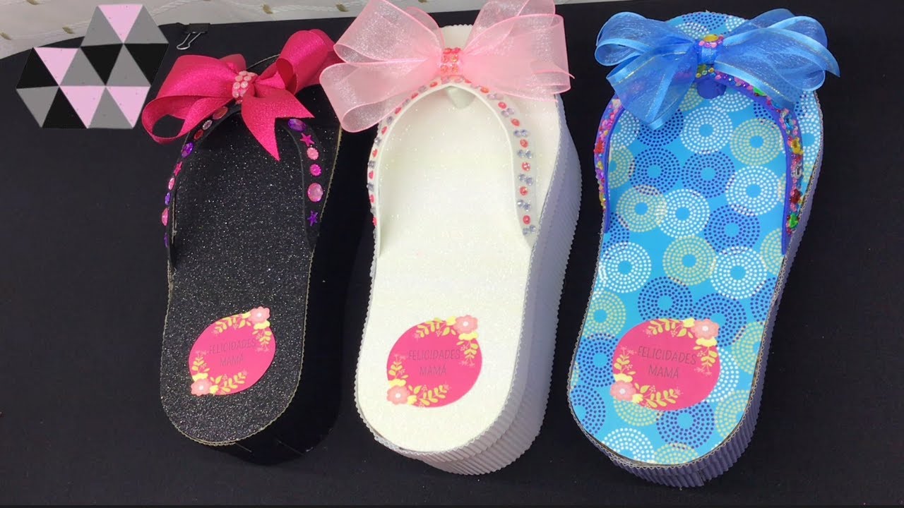 Caja Sandalia para el 10 de Mayo | Tips Papeleros