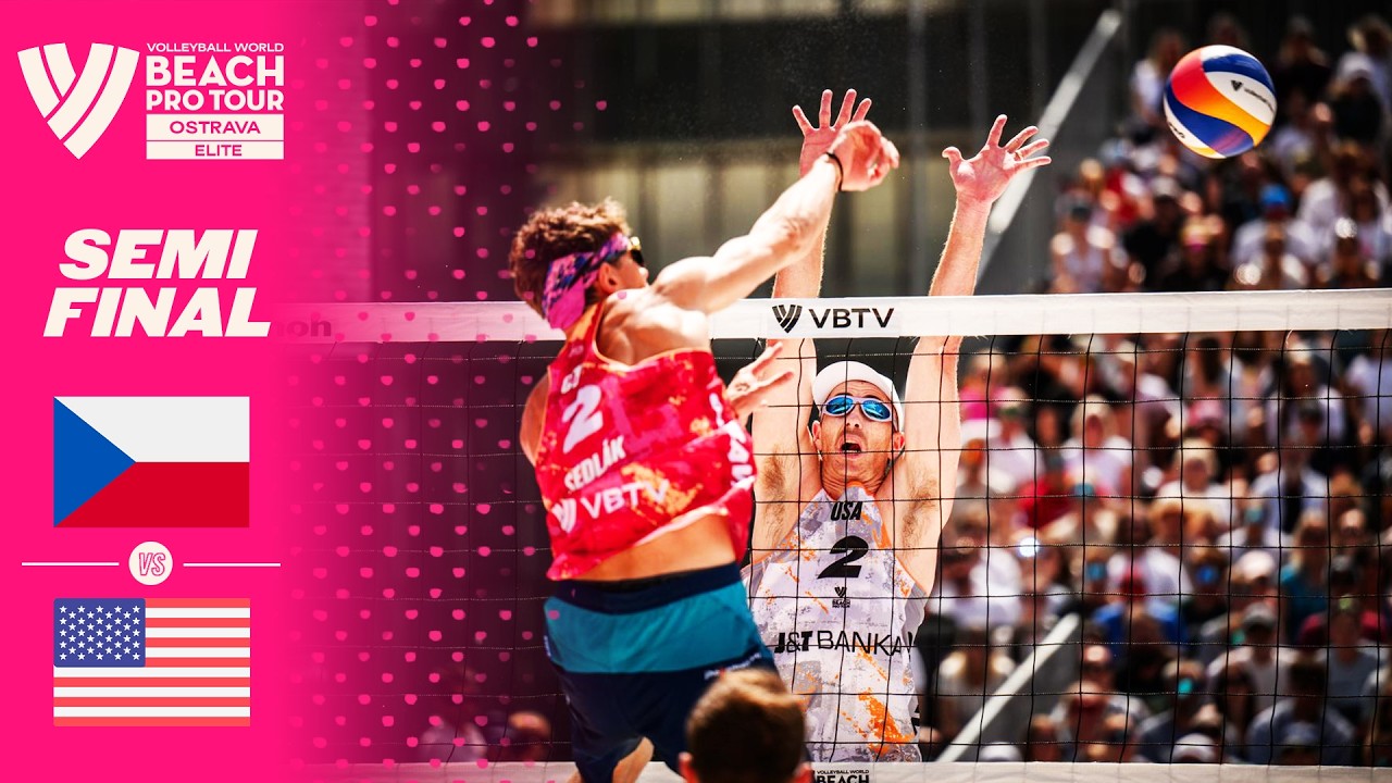 Semi Final - Perusic/Sedlak vs. Crabb/Benesh | Highlights | Ostrava 2026 #BeachProTour