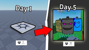 I Made My Own ROBLOX Game in 5 DAYS with NO EXPERIENCE