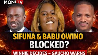 SIFUNA \u0026 BABU OWINO hamuta kanyaga Migori unless mukuje na winnie odinga. Gaucho sounds a warning