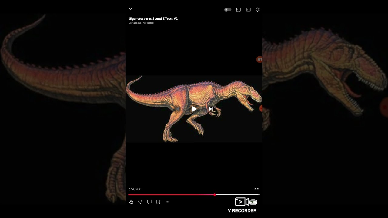 GiganotoSaurus Sound Effects 