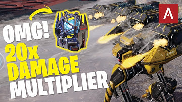 War Robots: New Damage Module NUCLEAR AMPLIFIER Better Than Overdrive Unit? Test Server Gameplay WR