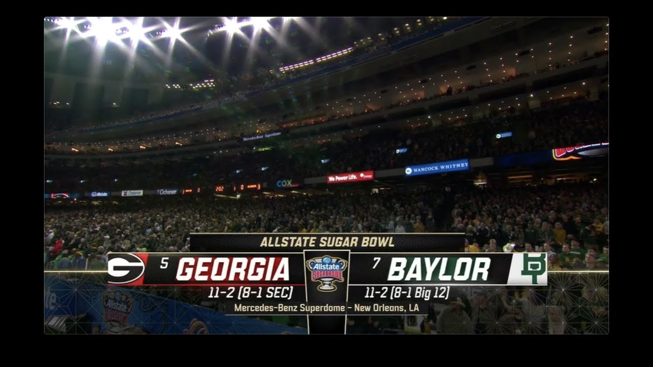 2020 Sugar Bowl vs Baylor Full Game YouTube