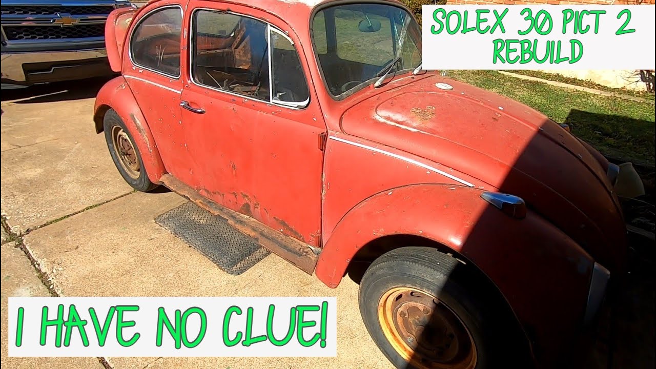 空冷VW純正Solex 30 PICT-2 キャブレター分解整備済み 空冷VW純正Solex