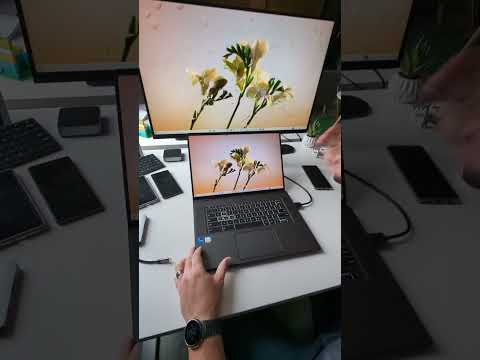 Поддержка внешнего монитора Chromebook! ОНО ПРОСТО РАБОТАЕТ 😲 #шорты