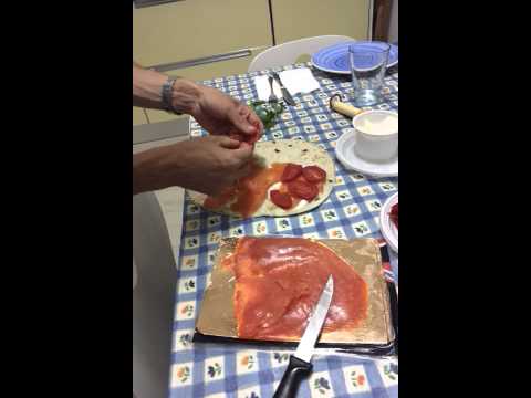 Piadina al salmone