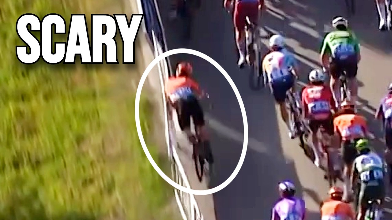 Rider Nearly Crashes Through Barriers in Sprint | Arctic Race of Norway 2026 Stage 1