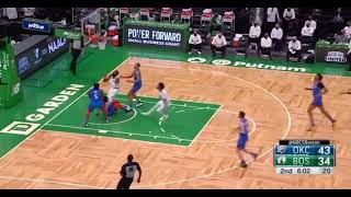 Jaylen Brown gets angry with himself after making bad plays