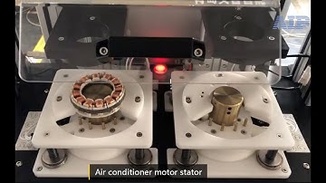 Electric motor stator winding testing equipment, customized fixture design