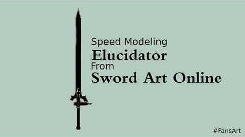 Speed modeling Elucidator [Blender 3D] [FansArt