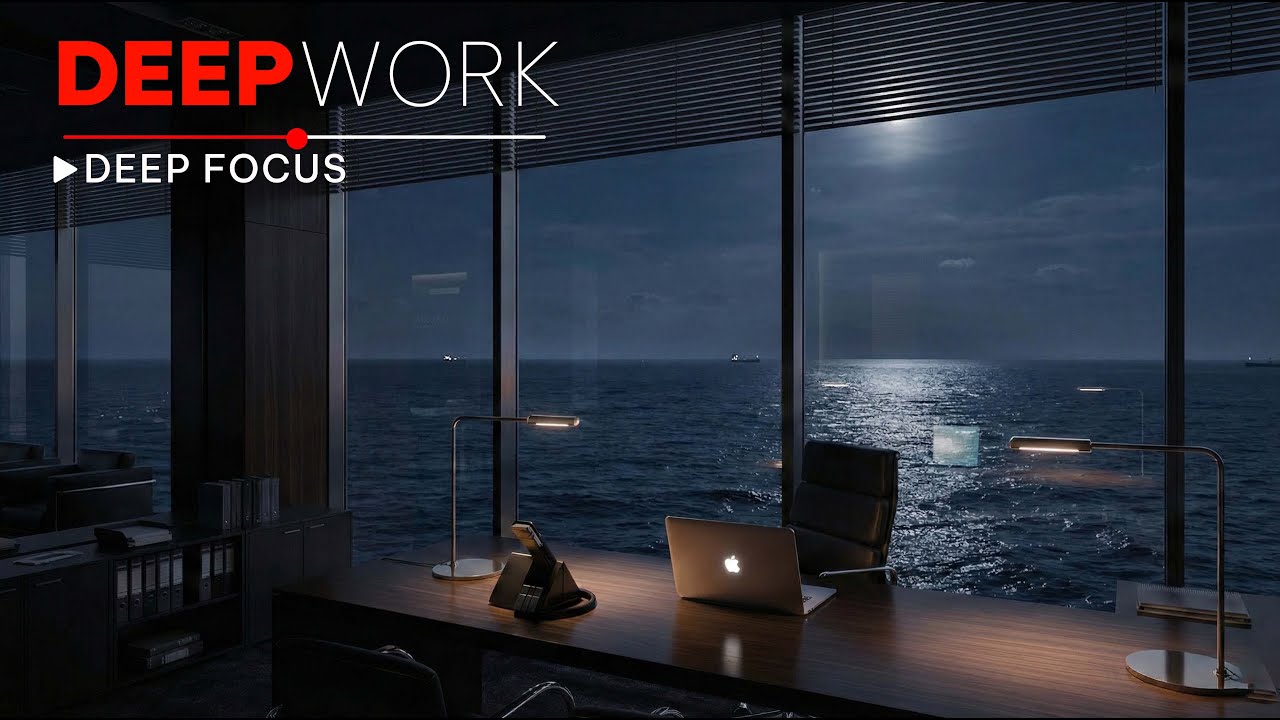 Расслабляющая рабочая атмосфера | Повышение ясности ума и продуктивности в офисе | Глубокая работа