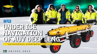 EurEx-LUNa: Under Ice Navigation of AUV DeepLeng