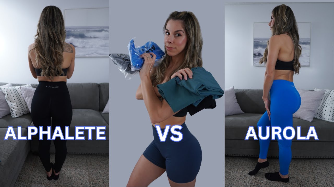 Alphalete vs Aurola  Leggings & Shorts Review 