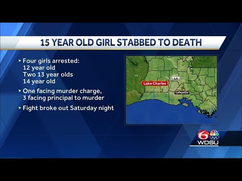 Girl, 15, fatally stabbed inside Lake Charles Walmart; 4 younger girls arrested