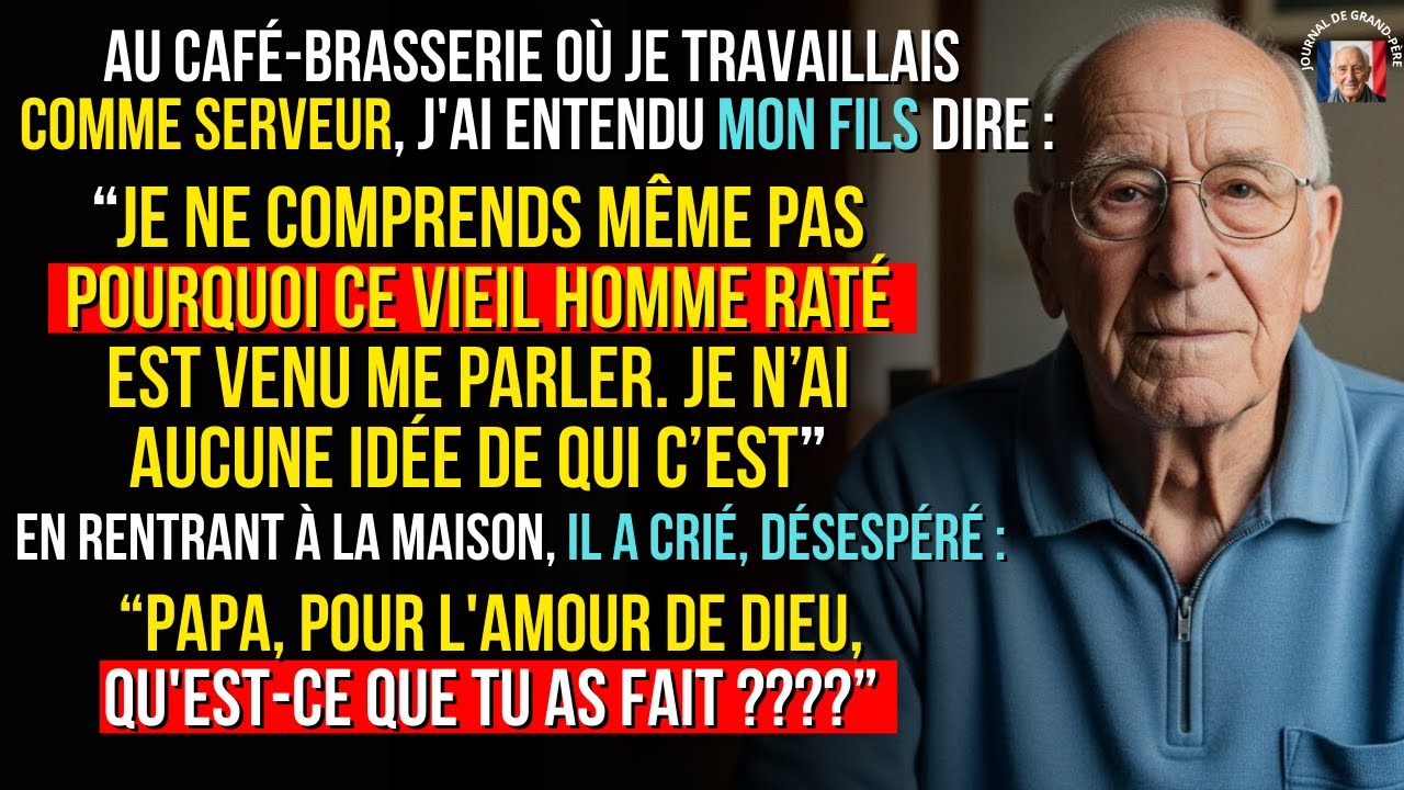 J’ai entendu mon fils me renier en public… je me suis vengé !