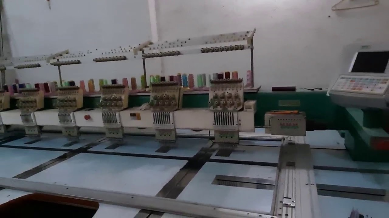 شرح طريقه العمل على ماكينه التطريز اول حلقه