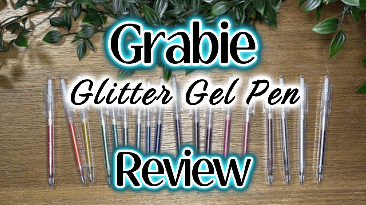 Обзор гелевой ручки Grabie с блестками