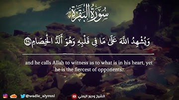 ما تيسر من سورة البقرة الشيخ وديع اليمني تلاوة محبرة