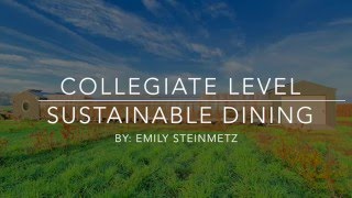 Collegiate Sustainable Dining