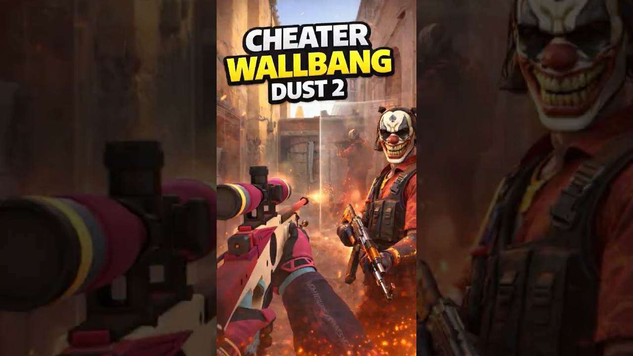 Cheater Wallbang Mid | Dust2 CS2
