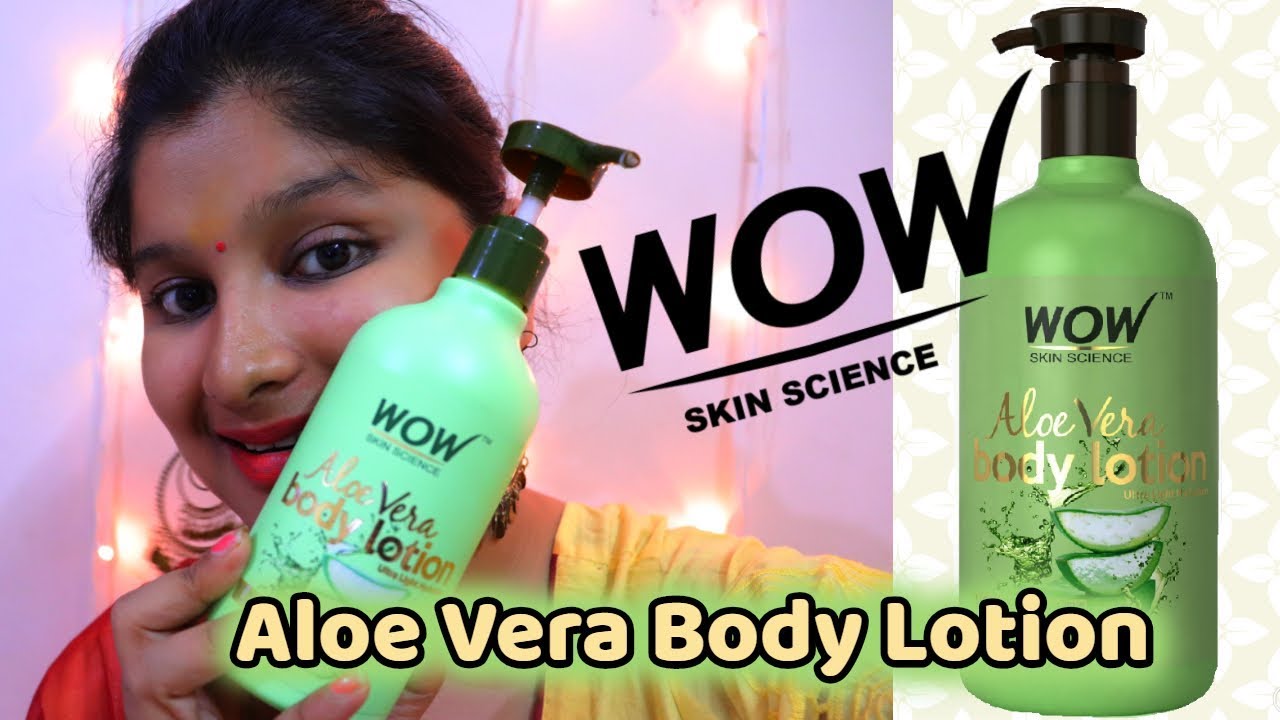 ⁣Best Body Lotion | WOW Aloe vera Body Lotion Review | Prakshi Versatile