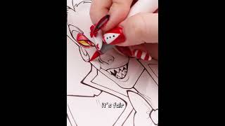 Drawing Lucifer Morningstar From Hazbin Hotel