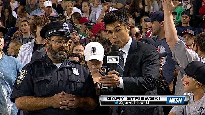 Bullpen cop Steve Horgan on his bobblehead