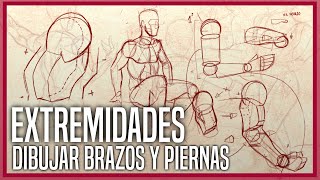 COMO DIBUJAR BRAZOS Y PIERNAS - dibujo del cuerpo humano fácil -anatomía básica 4