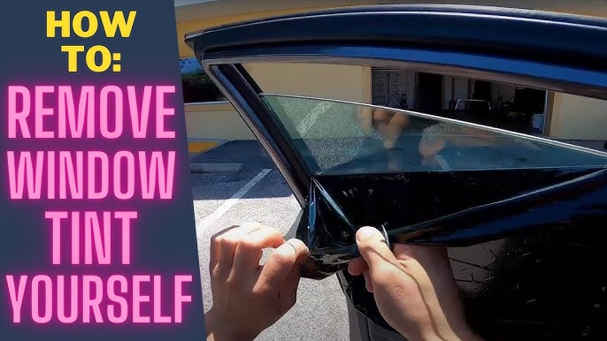 How to Remove Window Tint Safely