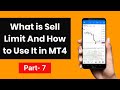 What is Sell Limit  How to Use It in MT4 (Basic of Forex part-7)