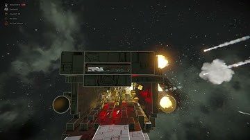 Testing the Drone Carrier in combat Part 1 (Space Engineers Automations)