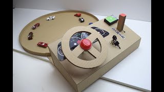 GAME DRIVING FROM CARDBOARD How to make a Game Driving from cardboard
