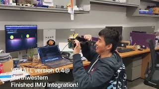 DIYed VR Headset Finished IMU Integration
