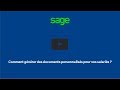 Sage business cloud  paie  gnration de documents