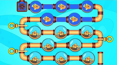 save the fish / pull the pin level android games save fish game pull the pin puzzle / android game