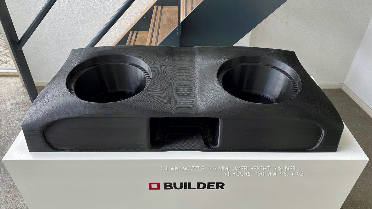3D printing a subwoofer - 0.8 mm nozzle - Builder Extreme 1500 PRO ...