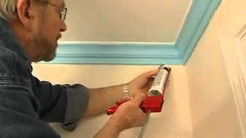 How to installed xps polystyrene cornice