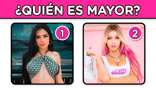 ADIVINA QUE YOUTUBER ES MAYOR | ADIVINA QUIEN TIENE MAS EDAD VERSION YOUTUBERS | YOU OCIO