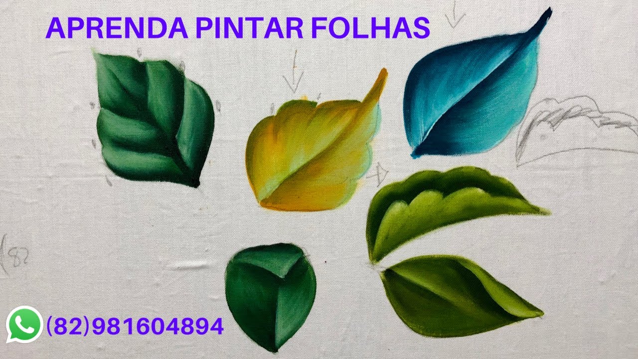 COMO PINTAR FOLHAS E COMO DOBRAR AS FOLHAS