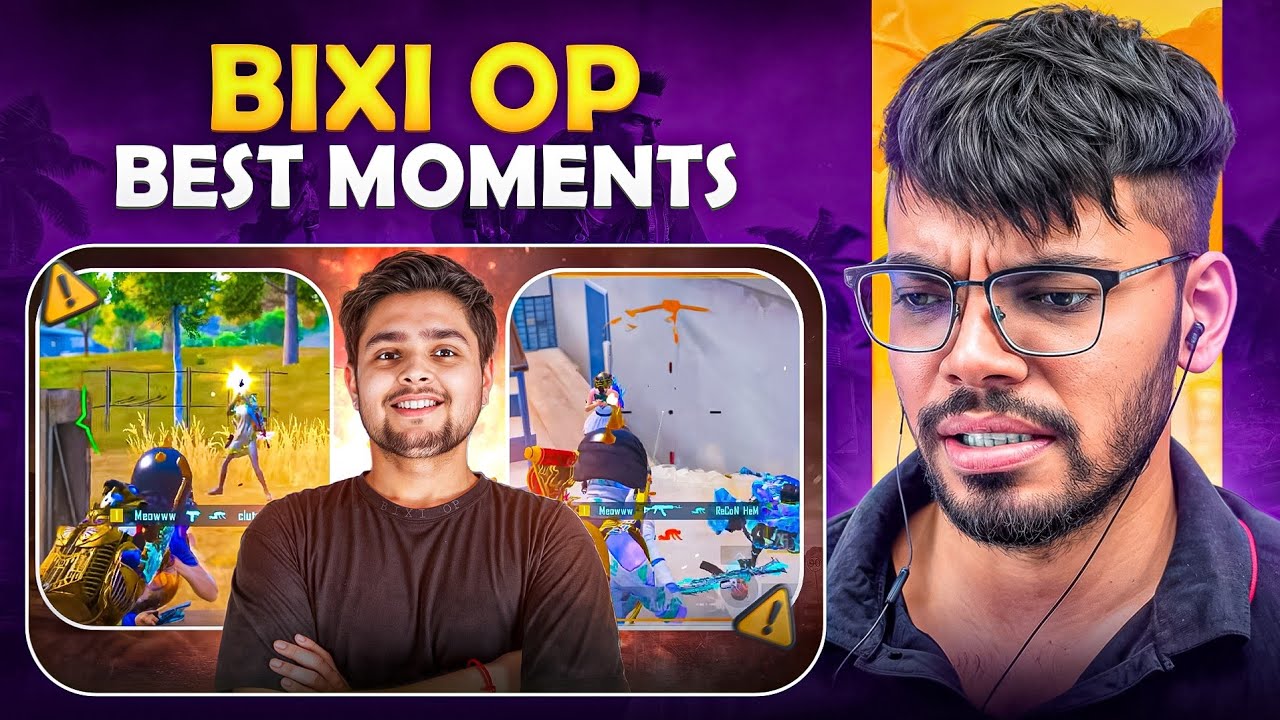 Bixi OP Vs Streamers Best Moments in BGMI - Casetoo Reacts!