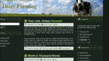 WordPress Themes - Dairy Farming