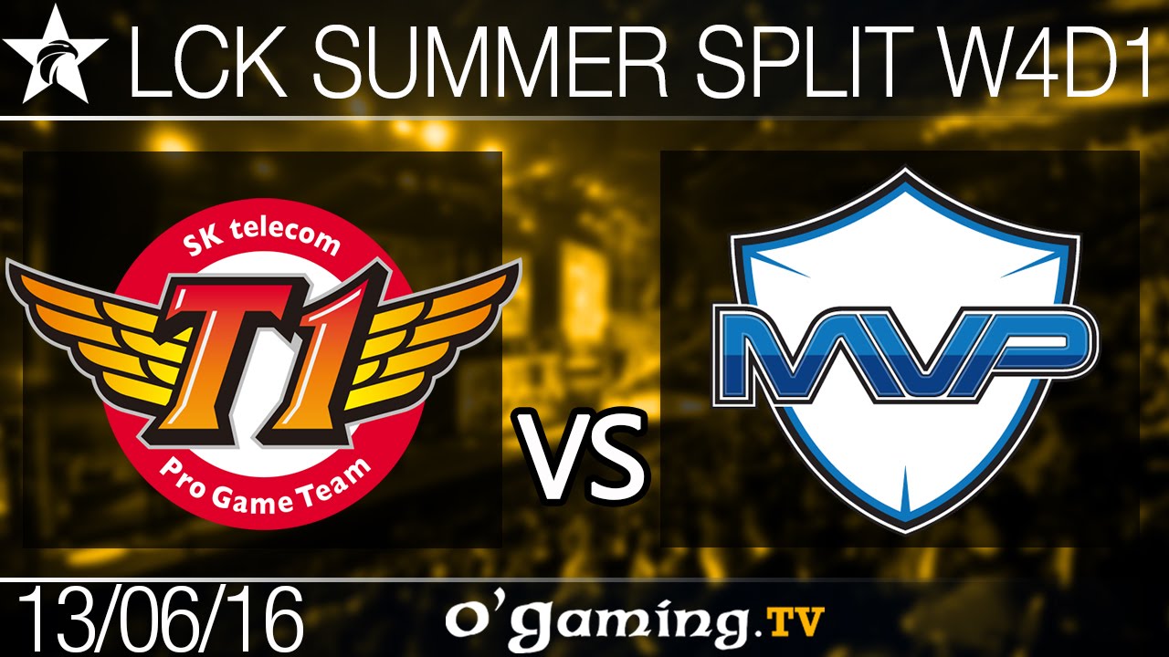 MVP Vs SKT T1 LCK Summer Split 2016 W4D1 YouTube
