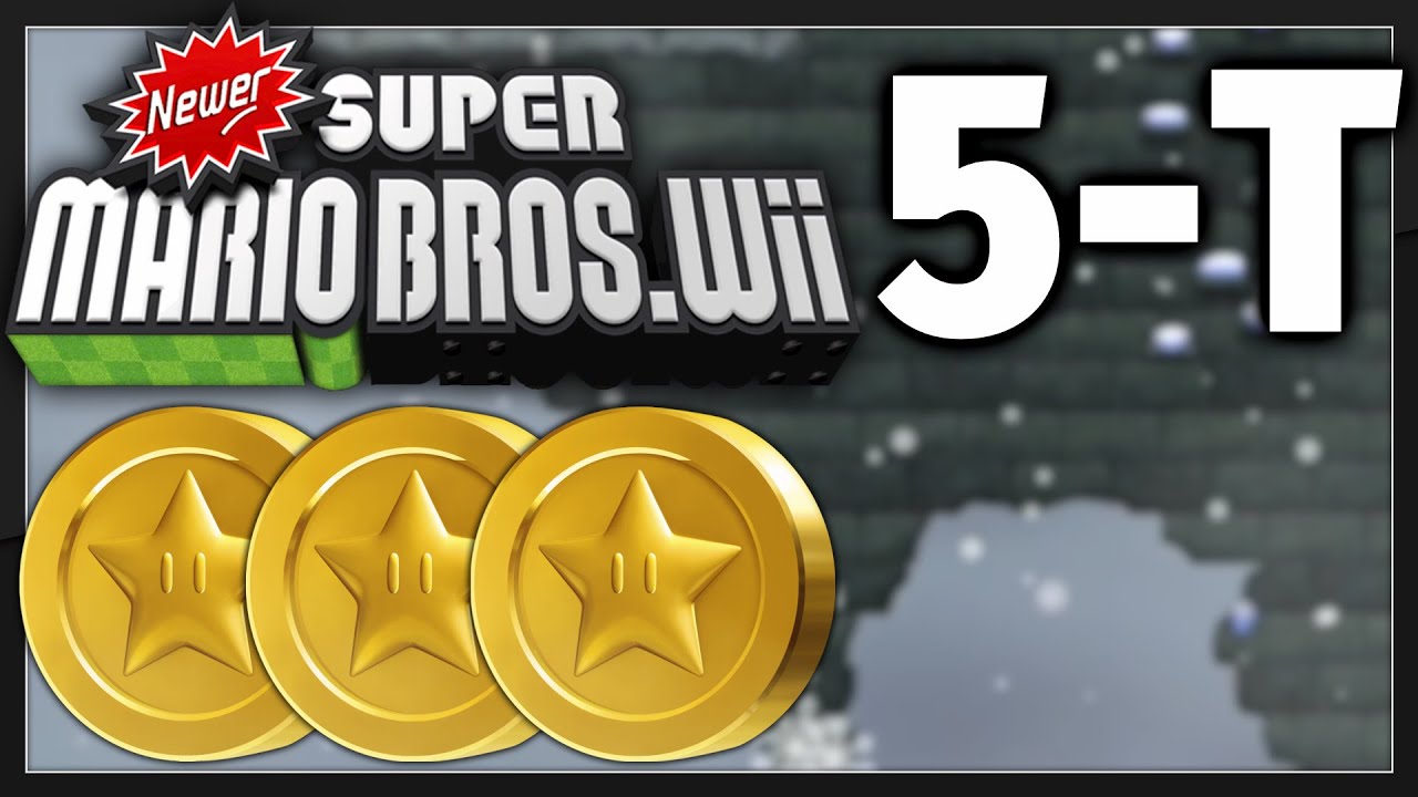 Newer Super Mario Bros. Wii 5-Tower ALL STAR COINS - YouTube