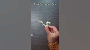 Quick Origami Snake | Easy Tutorial #shorts