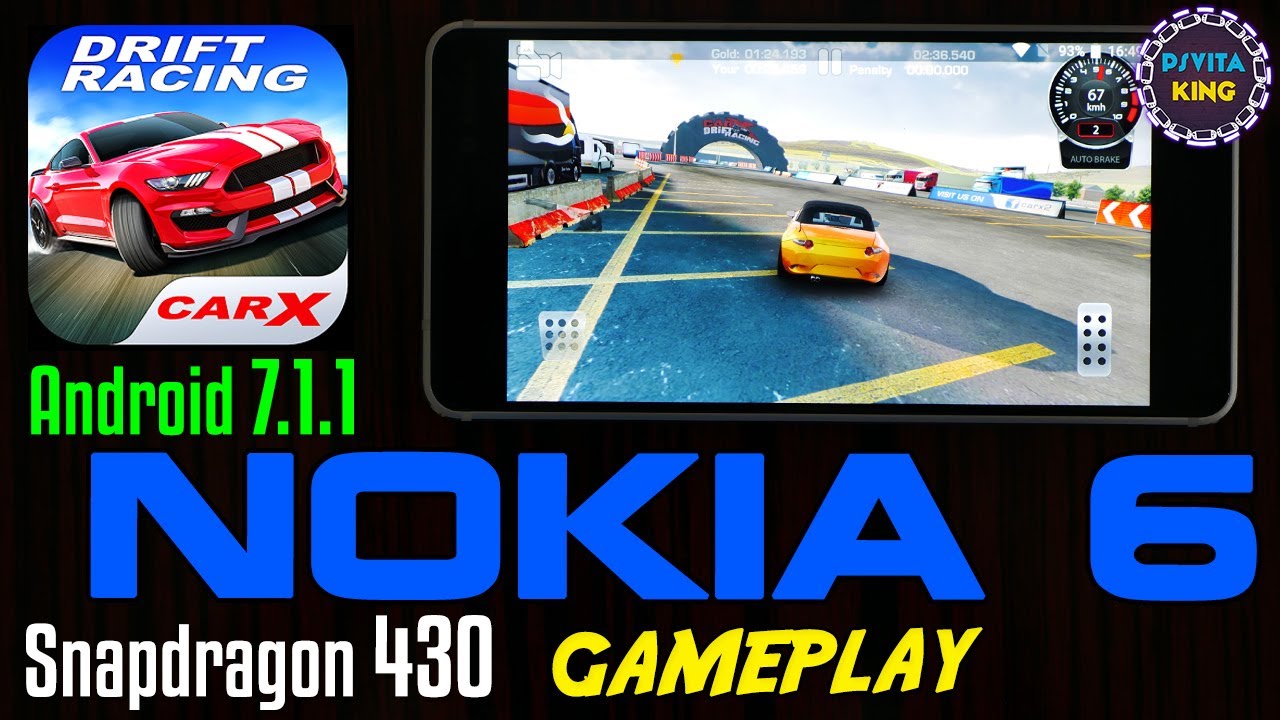 🕹️CarX Drift Racing NOKIA 6/Android 7.1.1/Snapdragon 430 GamePlay | 📱NOKIA 6 Gaming