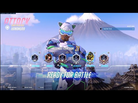 Overwatch XBOX ONE - Competitive Lucio Gameplay On Hanamura - Season 30